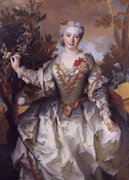 Nicolas de Largilliere Portrait of Louise-Madeleine Bertin, Countess of Montchal oil painting image
